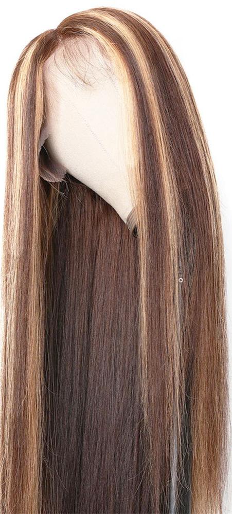 lace wig straight #4/27