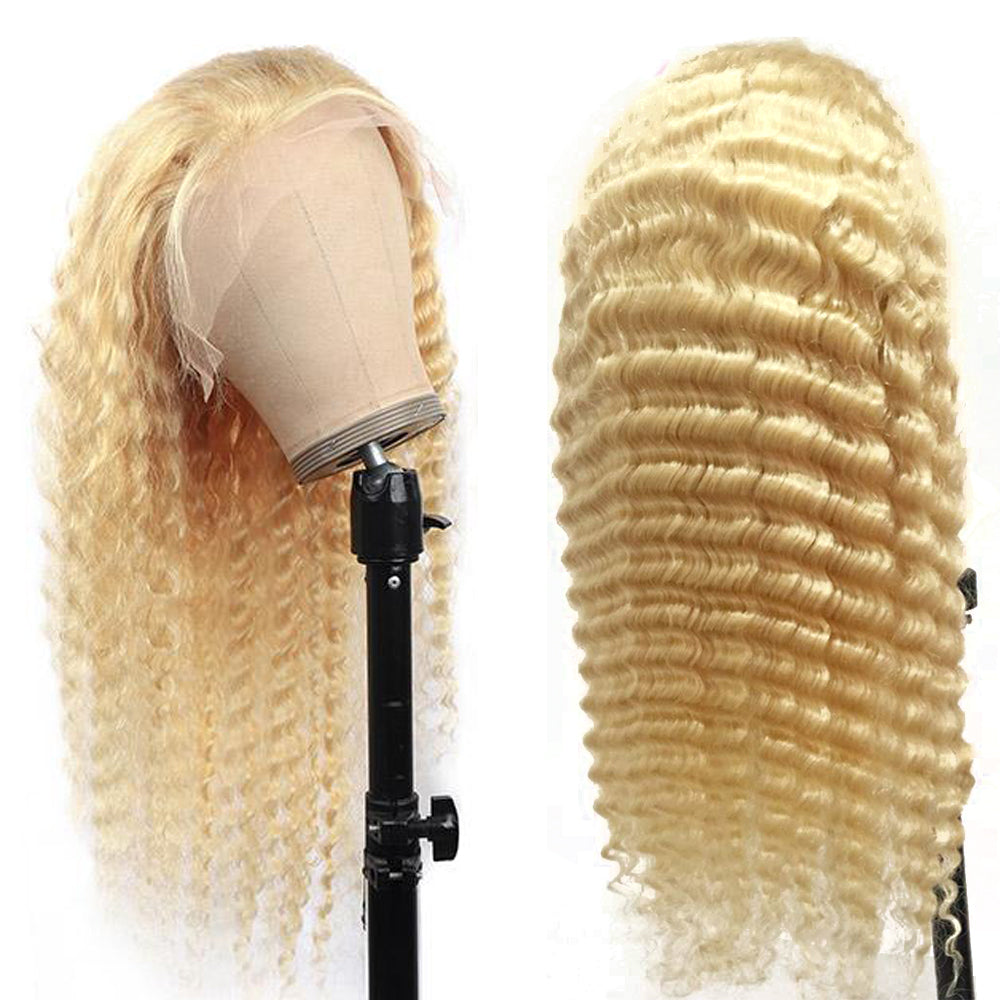 #613 Deep Wave  Frontal  Wig 180% Density
