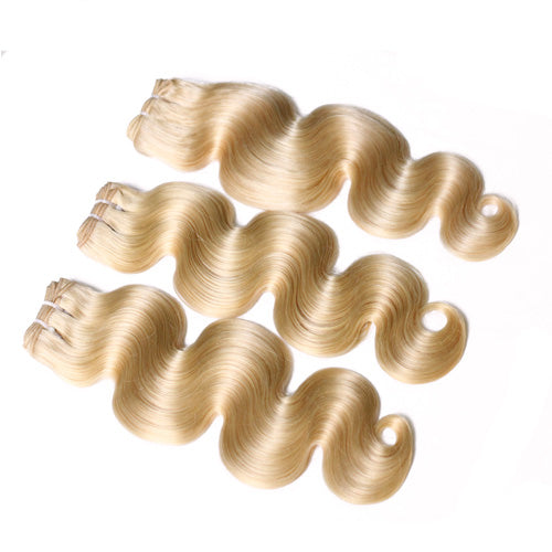 Body Wave Human Hair #613 Blonde Bundles