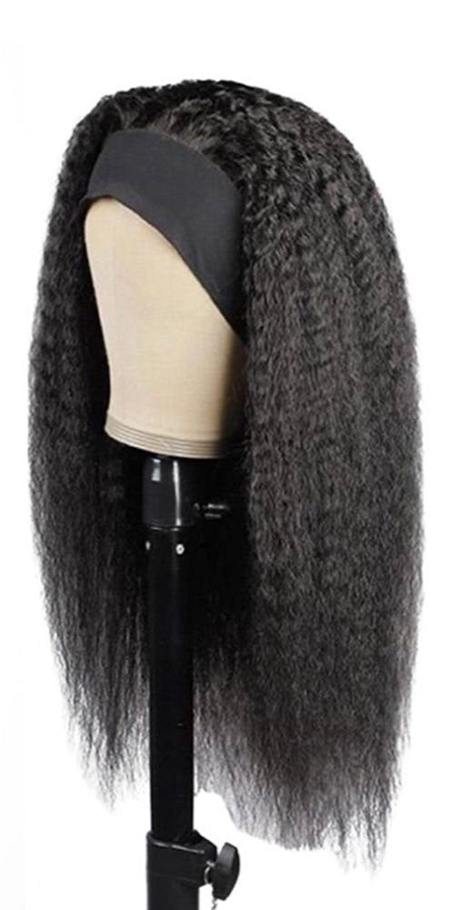 headband wig kinky straight 1b